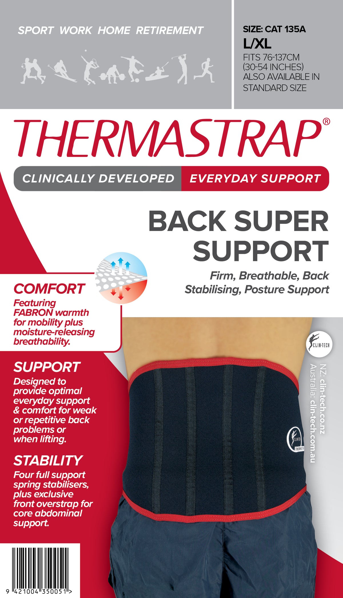 thermastrap back super support