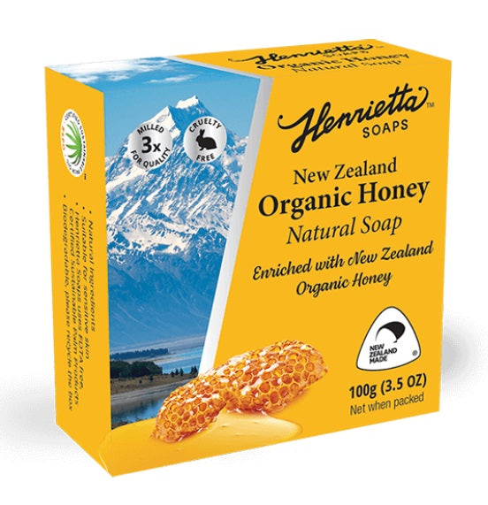 Henrietta Organic Honey Soap 100g