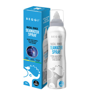 BEGGI Nasal Rinse Seawater Spray Adult 100ml (2025.01)
