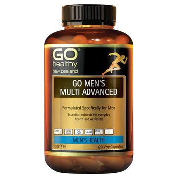 GO Healthy Go Men's Multi Advanced 120 Vege Capsules
