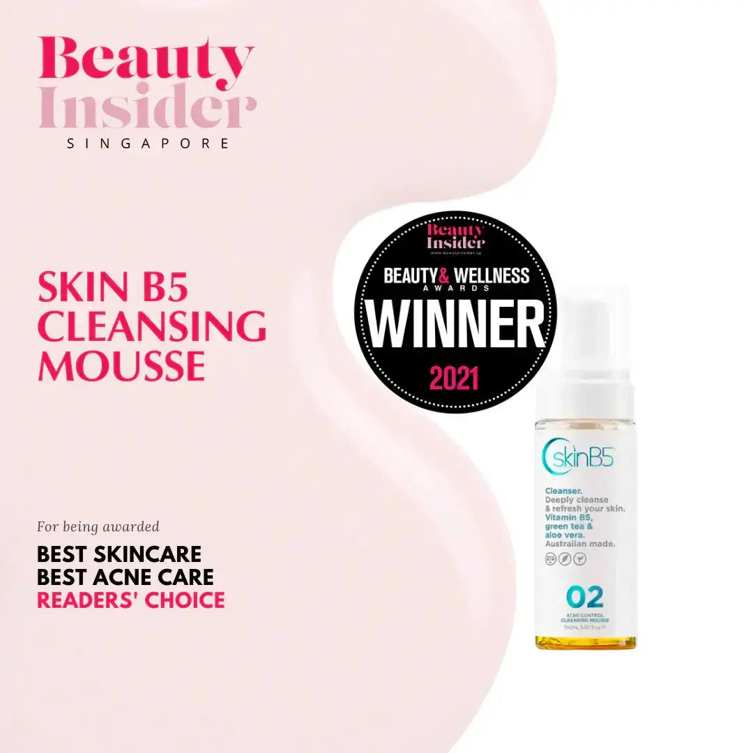 Skin B5 Acne Control Cleansing Mousse 150ml Acne Treatment,Clear Complexion,Clear Skin,Combination Skin,cracked skin,dry skin,dry skin cream,Dry Skin Gel,dry skin wash,Healthy Skin,Hydrating Skin Care,itchy dry skin,itchy skin,Moisturising Skin Care,Natur