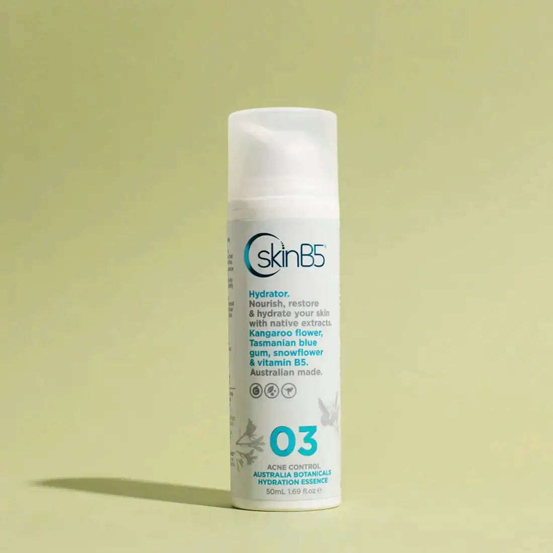 Skin B5 Acne Control Australian Botanicals Hydration Essence 50ml Acne Treatment,Clear Complexion,Clear Skin,Combination Skin,cracked skin,dry skin,dry skin cream,Dry Skin Gel,dry skin wash,Healthy Skin,Hydrating Skin Care,itchy dry skin,itchy skin,Moistu