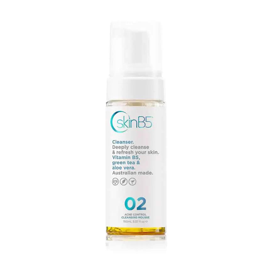 Skin B5 Acne Control Cleansing Mousse 150ml Acne Treatment,Clear Complexion,Clear Skin,Combination Skin,cracked skin,dry skin,dry skin cream,Dry Skin Gel,dry skin wash,Healthy Skin,Hydrating Skin Care,itchy dry skin,itchy skin,Moisturising Skin Care,Natur