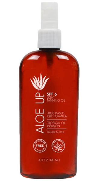 Aloe Up Tanning Oil SPF 6 - 120ml Pump