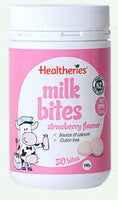 Healtheries Milk Bites (NZ Honey/Vanilla/Strawberry/Banana) 50 Bites