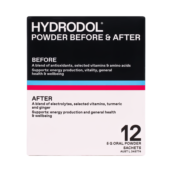 Hydrodol Before & After Powder 12x5g sachet