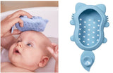 b.box Baby Bath Brush - Lullaby Blue