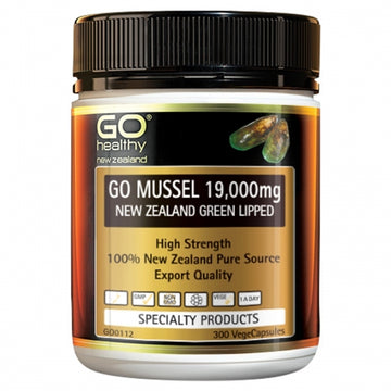 GO Healthy Go Mussel 19000mg 300 Vege Capsules