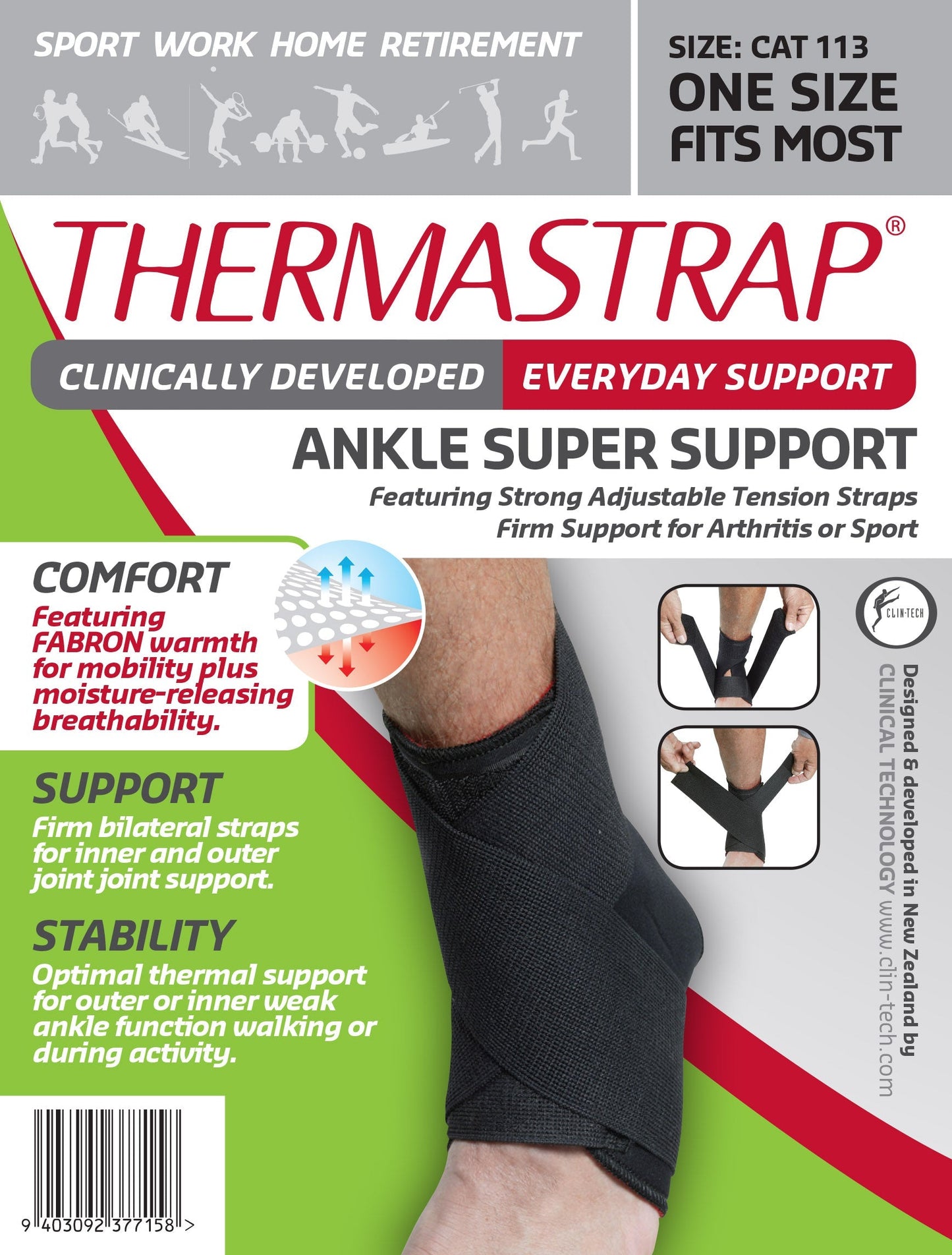 Thermastrap SUPER Ankle Support