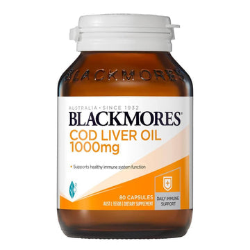 Blackmores Cod Liver Oil 1000mg 80 Capsules