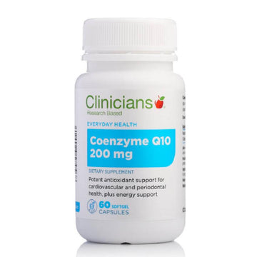 Clinicians Coenzyme Q10 200mg 60 Capsules