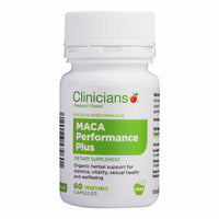 Clinicians Maca Performance Plus 60 Vege Capsules