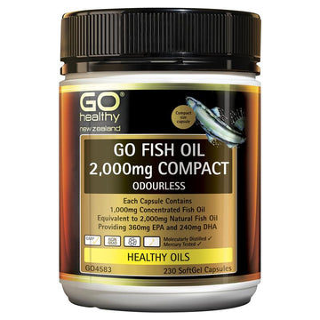 GO Healthy Go Fish Oil 2000mg Compact 230 Capsules