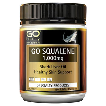 GO Healthy Go Squalene 1000mg 180 Softgels