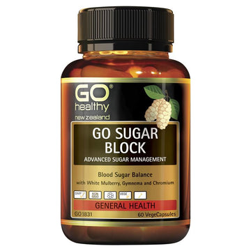 GO Healthy Go Sugar Block 60 Vege Capsules