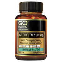 GO Healthy Go Olive Leaf 20000mg 60 Vege Capsules