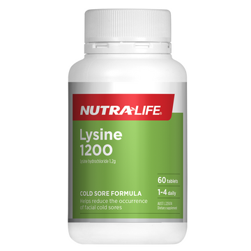 Nutra-Life Lysine 1200mg 60 Tablets