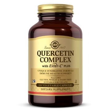 Solgar Quercetin Complex With Ester-C Plus 100 Vegetable Capsules