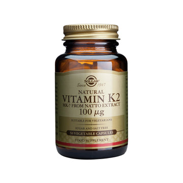 Solgar Vitamin K2 100 mcg 50 Vegetable Capsules