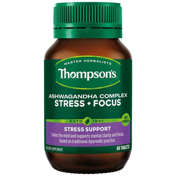 Thompson's Ashwagandha Complex Stress + Focus 60 Tablets