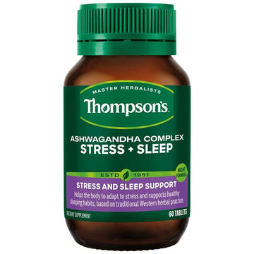 Thompson's Ashwagandha Complex Stress + Sleep 60 Tablets