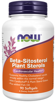 now Beta-Sitosterol Plant Sterols 90 softgels